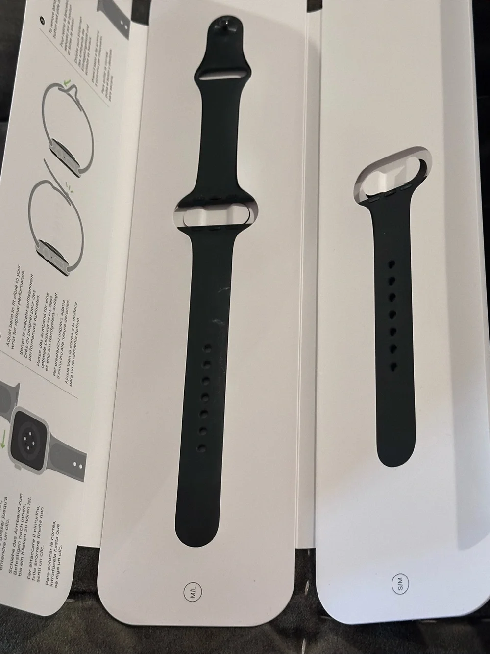 Apple Watch Series 6 40mm- Smartwatch with Black Sport Band